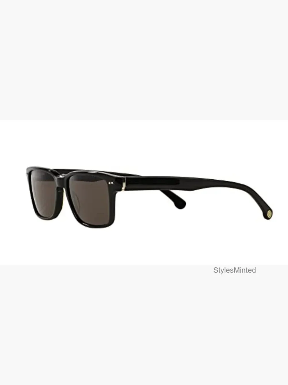 52mm Acetate Rectangular Polarized Sunglasses